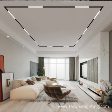 recessed surface suspendant magnetic track lighting system